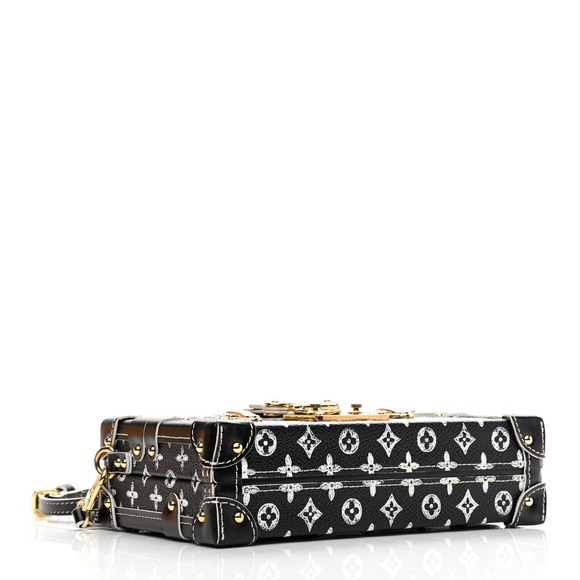❌❌ LOUIS VUITTON Catogram Petite Malle b&w Trunk Crossbody Bag Grace Coddington - Picture 5 of 10